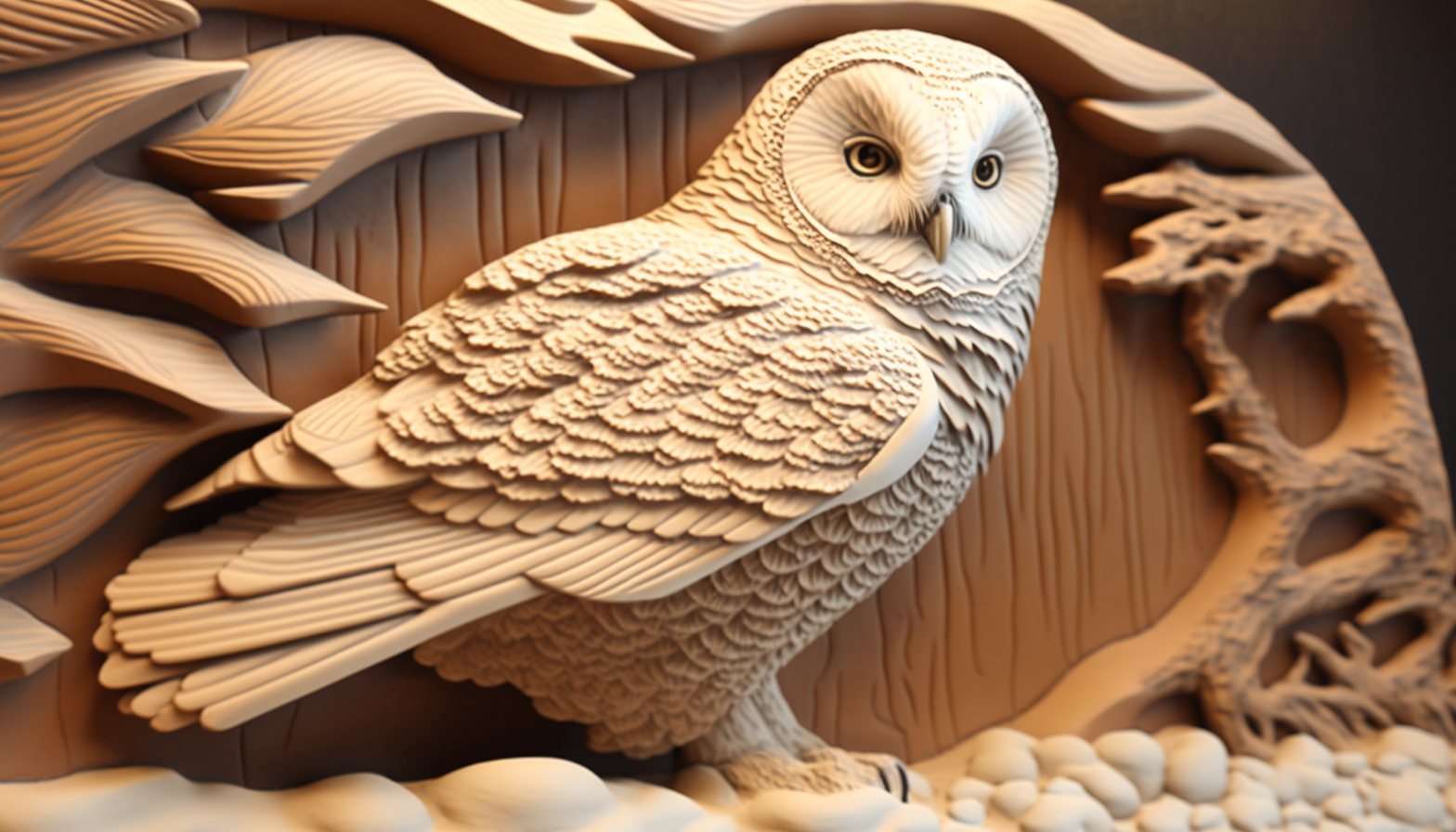 Making a wood carving of an owl in MidJourney - Prompt Hero.Ai